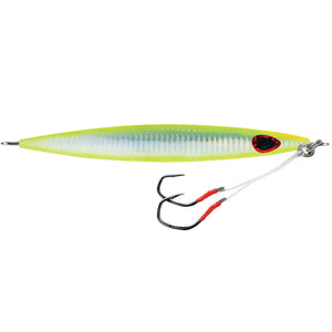 Williamson Kensaki 220 Jig - 6.75" - 7.75oz - UV Chartreuse Glow Zebra [KSJ220UVCGZ] - BuoyMart.com  Hard & Soft Baits Williamson