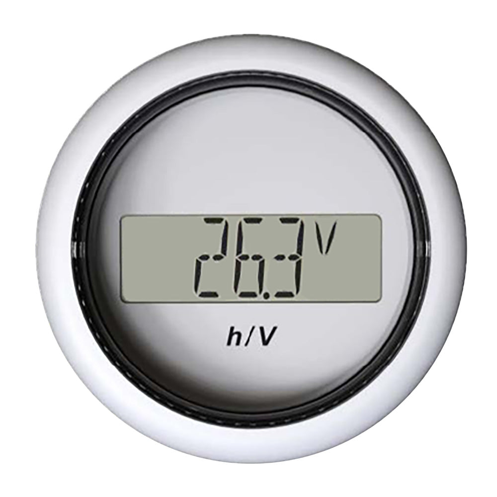 Veratron 52MM (2-1/16") ViewLine Hour Counter-Voltmeter - White [B00006302] - BuoyMart.com  Gauges Veratron