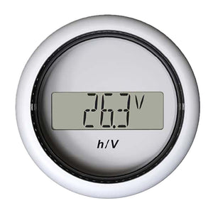 Veratron 52MM (2-1/16") ViewLine Hour Counter-Voltmeter - White [B00006302] - BuoyMart.com  Gauges Veratron