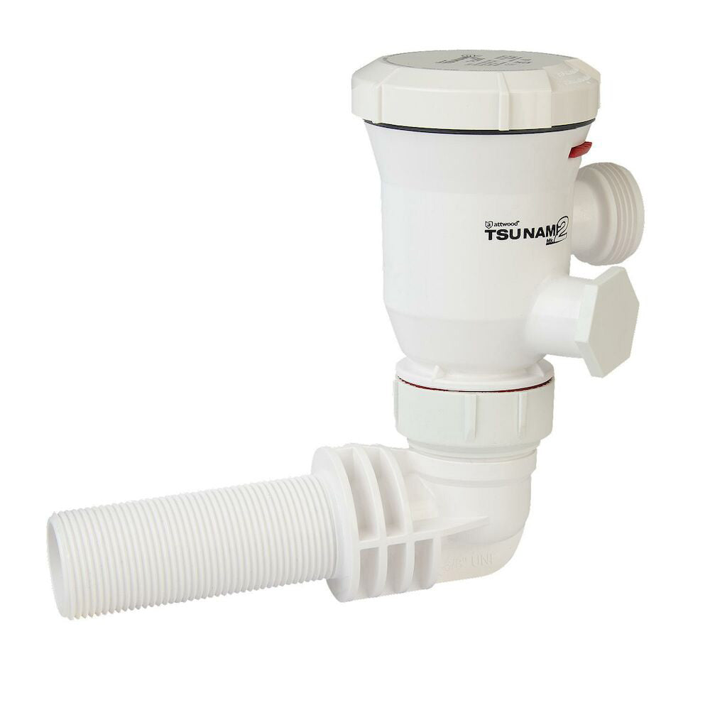 Attwood Tsunami Mk2 T1200 Aerator - 12V - 90-Degree Inlet [5664-4] - BuoyMart.com  Livewell Pumps Attwood Marine
