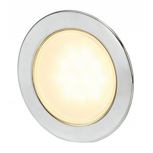 Hella Marine Round Warm White EuroLED 95 Gen 2 LED Down Light - Stainless Steel Rim [958340021] - BuoyMart.com  Interior / Courtesy Light Hella Marine