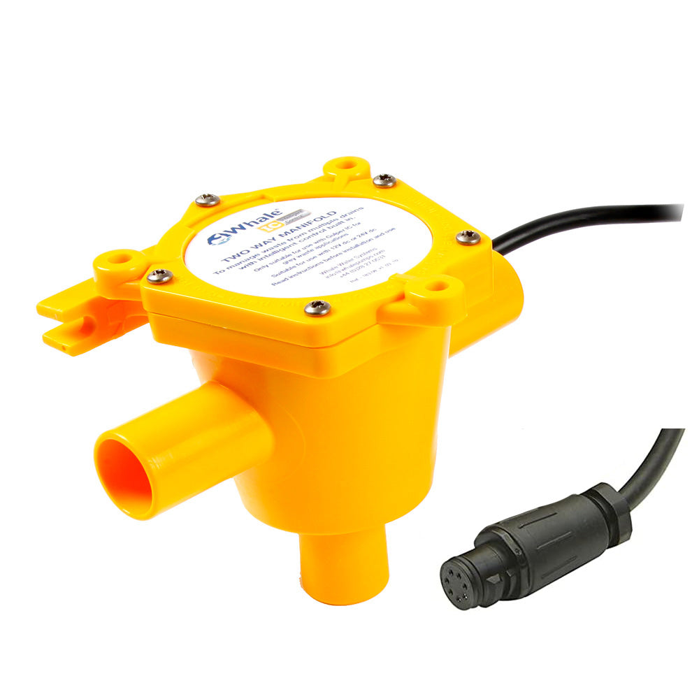 Whale 2-Way Waste Manifold - 12 Cable - 3/4" Ports [WM1984B] - BuoyMart.com  Accessories Whale Marine