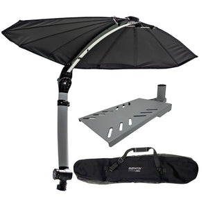 TACO ShadeFin Mini w/Black Fabric - Bag  Swivel Seat Mount Kit [T10-4000-4] - BuoyMart.com  Biminis/Shades/Umbrellas TACO Marine