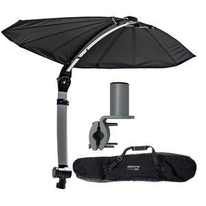 TACO ShadeFin Mini w/Black Fabric - Bag  Round Rail Mount Kit [T10-4000-17] - BuoyMart.com  Biminis/Shades/Umbrellas TACO Marine