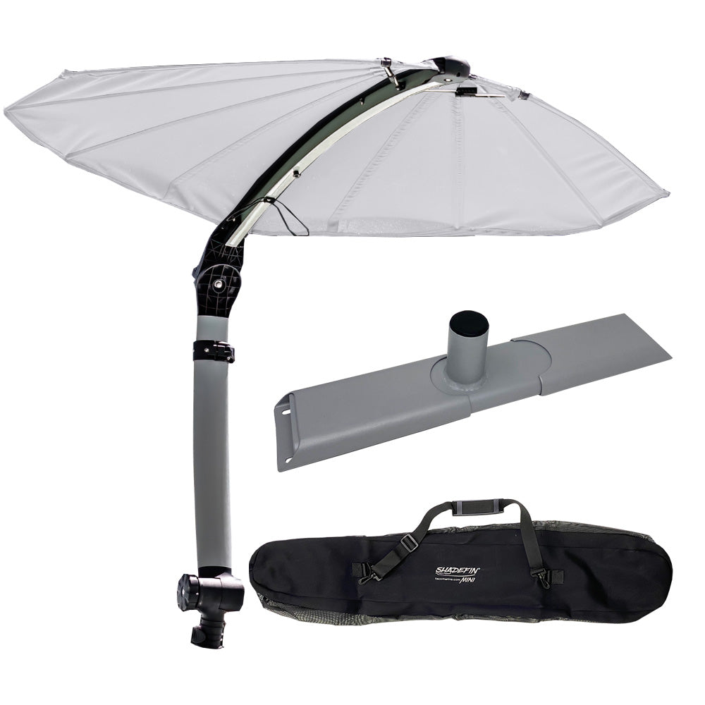 TACO ShadeFin Mini w/White Fabric - Bag  Kayak Mount Kit [T10-4000-18] - BuoyMart.com  Biminis/Shades/Umbrellas TACO Marine