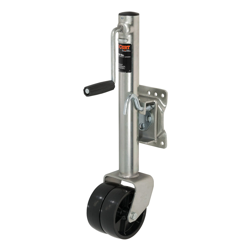 CURT Marine Jack w/Dual 6 Wheel - 1,500 lbs - Adjust Vertically 10" [28156] - BuoyMart.com  Jacks & Dollies CURT