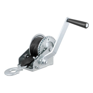 CURT Hand Crank 900 lb. Winch w/15 Strap  6-1/2" Handle [29433] - BuoyMart.com  Trailer Winches CURT