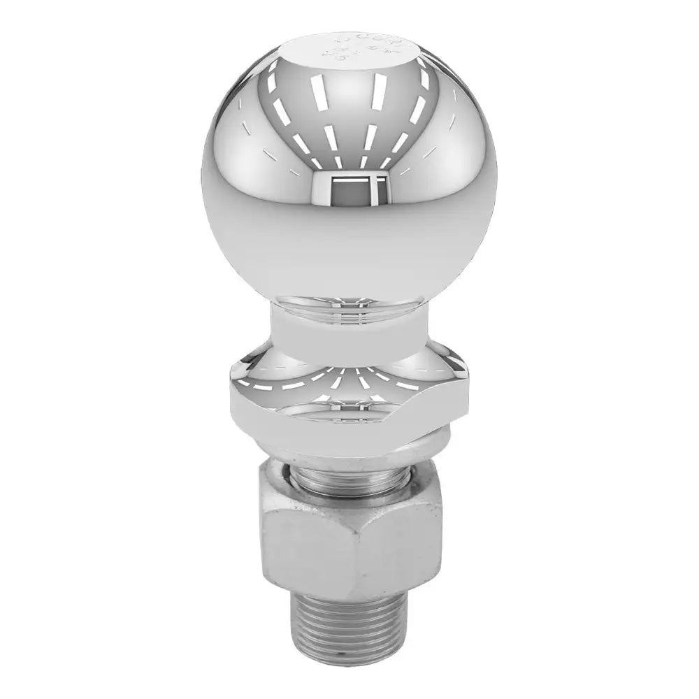 CURT 2-5/16" Trailer Ball - 1" x 2-1/8" Shank - 7,500 lb. Capacity - Chrome [40067] - BuoyMart.com  Accessories CURT