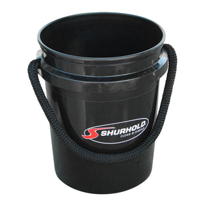 Shurhold Worlds Best Rope Handle Bucket - 5 Gallon - Black [2452] - BuoyMart.com  Cleaning Shurhold