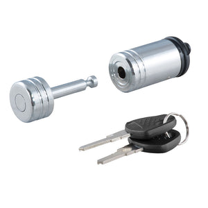 CURT Coupler Lock - 1/4" Pin - 7/8" Latch Span - Barbell - Chrome [23520] - BuoyMart.com  Hitches & Accessories CURT