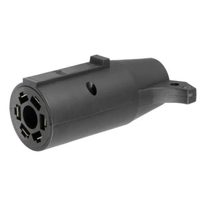 CURT Adapter - 7-Way RV Blade to 6-Way Round Trailer - Center Pin Auxiliary [57261] - BuoyMart.com  Lights & Wiring CURT