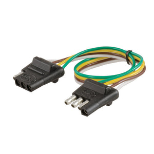 CURT 4-Way Flat Connector Plug  Socket w/12 Wires [58381] - BuoyMart.com  Lights & Wiring CURT