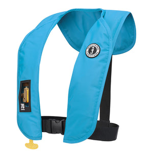 Mustang MIT 70 Manual Inflatable PFD - Azure (Blue) [MD4041-268-0-202] - BuoyMart.com  Personal Flotation Devices Mustang Survival