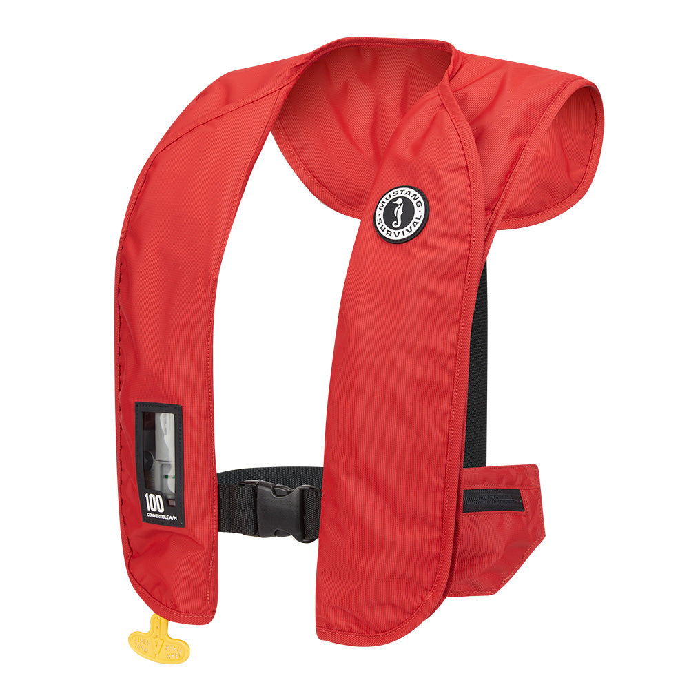 Mustang MIT 100 Convertible Inflatable PFD - Red [MD2030-4-0-202] - BuoyMart.com  Personal Flotation Devices Mustang Survival