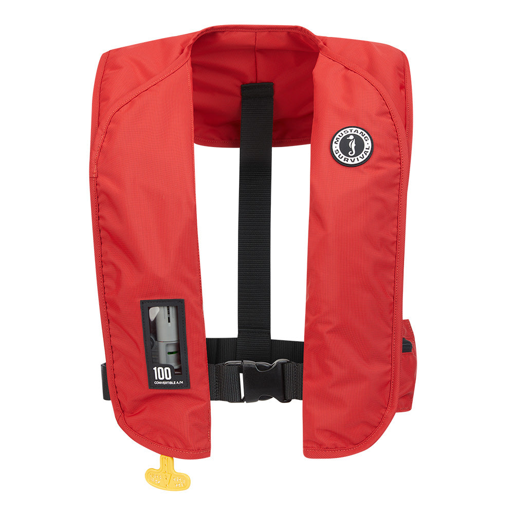 Mustang MIT 100 Convertible Inflatable PFD - Red [MD2030-4-0-202] - BuoyMart.com  Personal Flotation Devices Mustang Survival