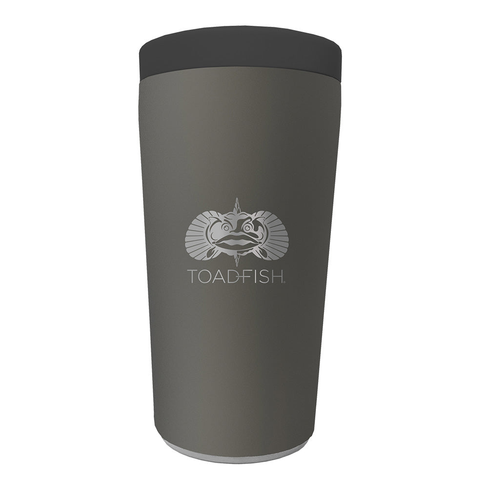 Toadfish Non-Tipping Can Cooler 2.0 - Universal Design - Graphite [5006] - BuoyMart.com  Fishing Accessories Toadfish