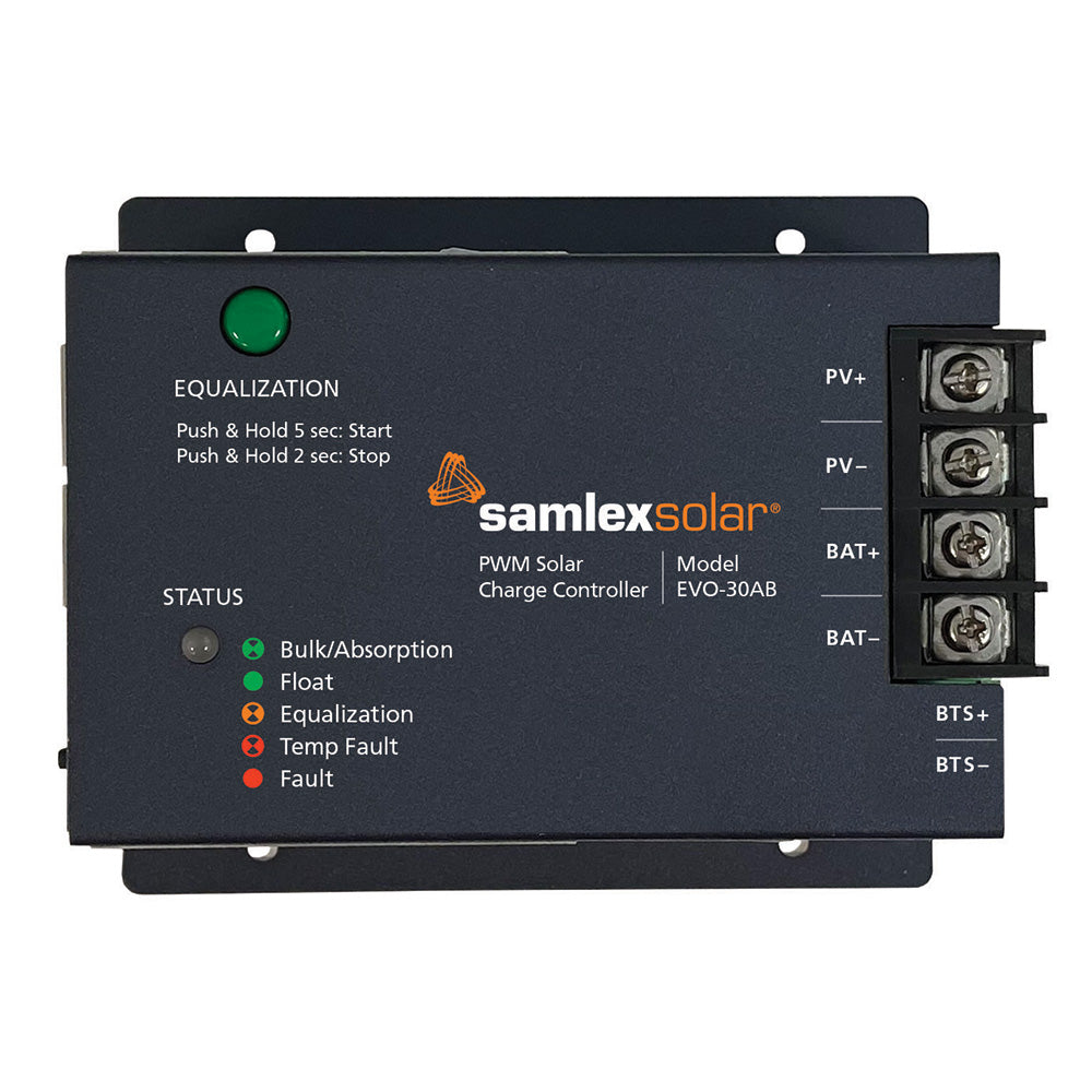 Samlex Solar Charge Controller - 12/24 PWM - 30 AMP [EVO-30AB] - BuoyMart.com  Electrical Panels Samlex America