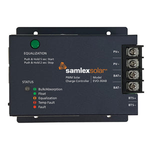 Samlex Solar Charge Controller - 12/24 PWM - 30 AMP [EVO-30AB] - BuoyMart.com  Electrical Panels Samlex America