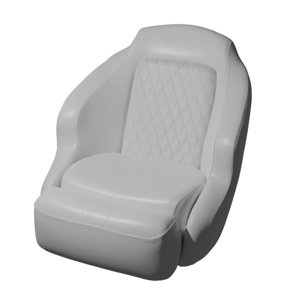 TACO Anclote Diamond Bucket Seat - White [BA1-25WHT] - BuoyMart.com  Seating TACO Marine