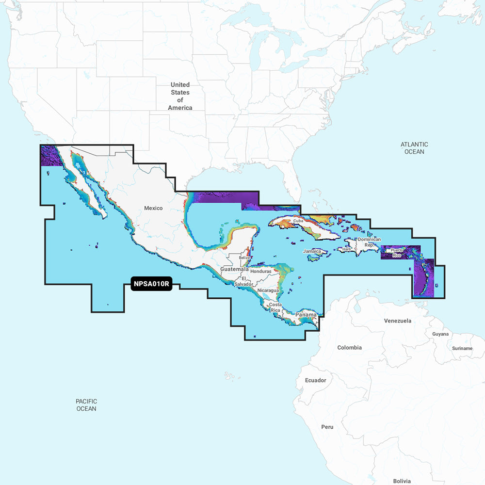 Navionics Platinum+ NPSA010R - Central America  Caribbean [010-C1459-40] - BuoyMart.com  Navionics Platinum Plus Foreign Navionics