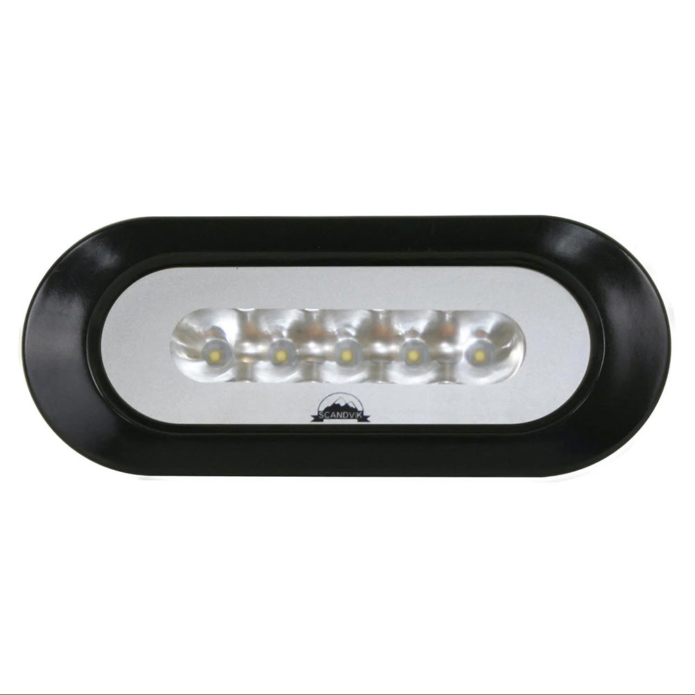 Scandvik Flush Mount Spreader Light - Black [41356P] - BuoyMart.com  Flood/Spreader Lights Scandvik