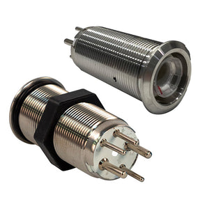 Bluewater 19mm Inrush Push Button Switch Nav/Anchor Off/On/On - Blue/Green/Red LED - Switch Body Only [9057-3114] Bluewater