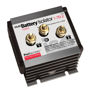 ProMariner Battery Isolator - 1 Alternator - 2 Battery - 70 AMP [11072] - BuoyMart.com  Battery Isolators ProMariner