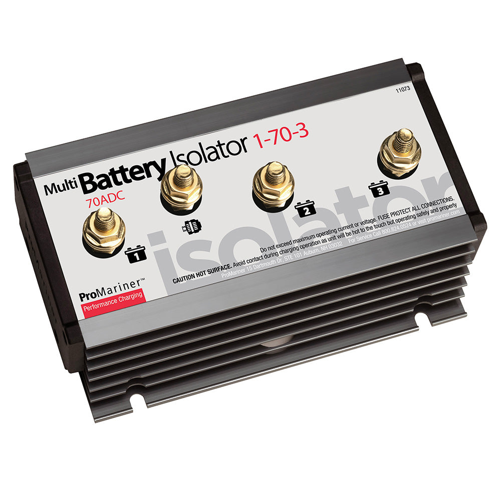 ProMariner Battery Isolator - 1 Alternator - 3 Battery - 70 AMP [11073] - BuoyMart.com  Battery Chargers ProMariner