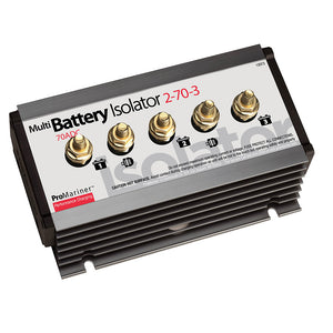 ProMariner Battery Isolator - 2 Alternator - 3 Battery - 70 AMP [12073] - BuoyMart.com  Battery Isolators ProMariner