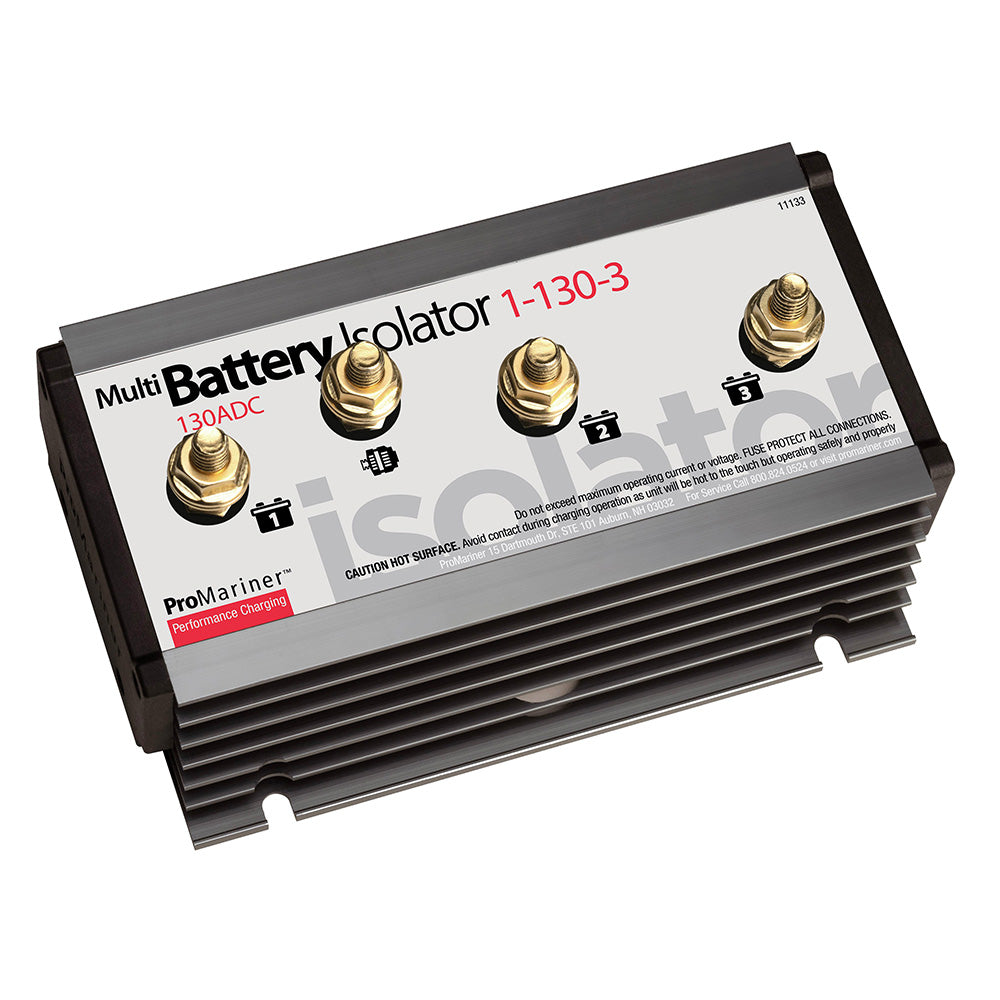 ProMariner Battery Isolator - 130 AMP - 1 Alternator - 3 Battery [11133] - BuoyMart.com  Battery Isolators ProMariner