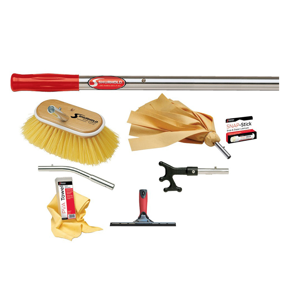 Shurhold Marine Ultimate Maintenance Kit - Deluxe [KITMD2] - BuoyMart.com  Cleaning Shurhold