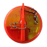 Luhr-Jensen 2-1/4" Dipsy Diver - Fire/Silver Bottom Moon Jelly [5560-030-2510] - BuoyMart.com  Hard & Soft Baits Luhr-Jensen