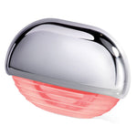 Hella Marine Easy Fit Step Lamp - Red w/Chrome Cap [958126201] - BuoyMart.com  Interior / Courtesy Light Hella Marine