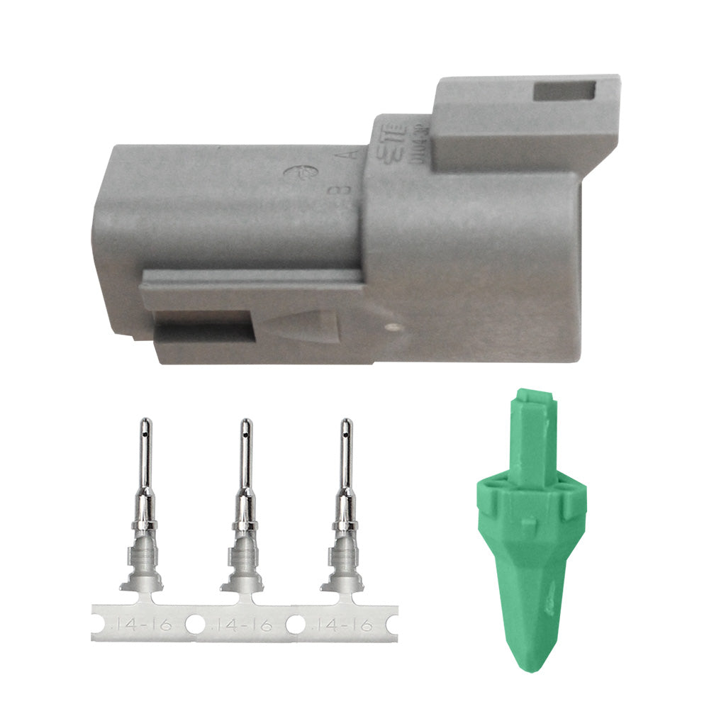 Pacer DT Deutsch Receptacle Repair Kit - 14-18 AWG (3 Position) [TDT04F-3RP] - BuoyMart.com  Terminals Pacer Group
