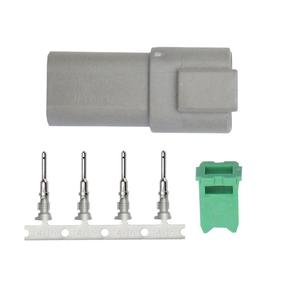 Pacer DT Deutsch Receptacle Repair Kit - 14-18 AWG (4 Position) [TDT04F-4RP] - BuoyMart.com  Terminals Pacer Group