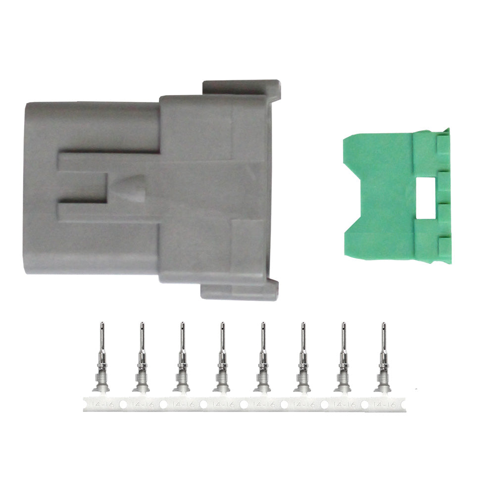 Pacer DT Deutsch Receptacle Repair Kit - 14-18 AWG (8 Position) [TDT04F-8RP] - BuoyMart.com  Terminals Pacer Group