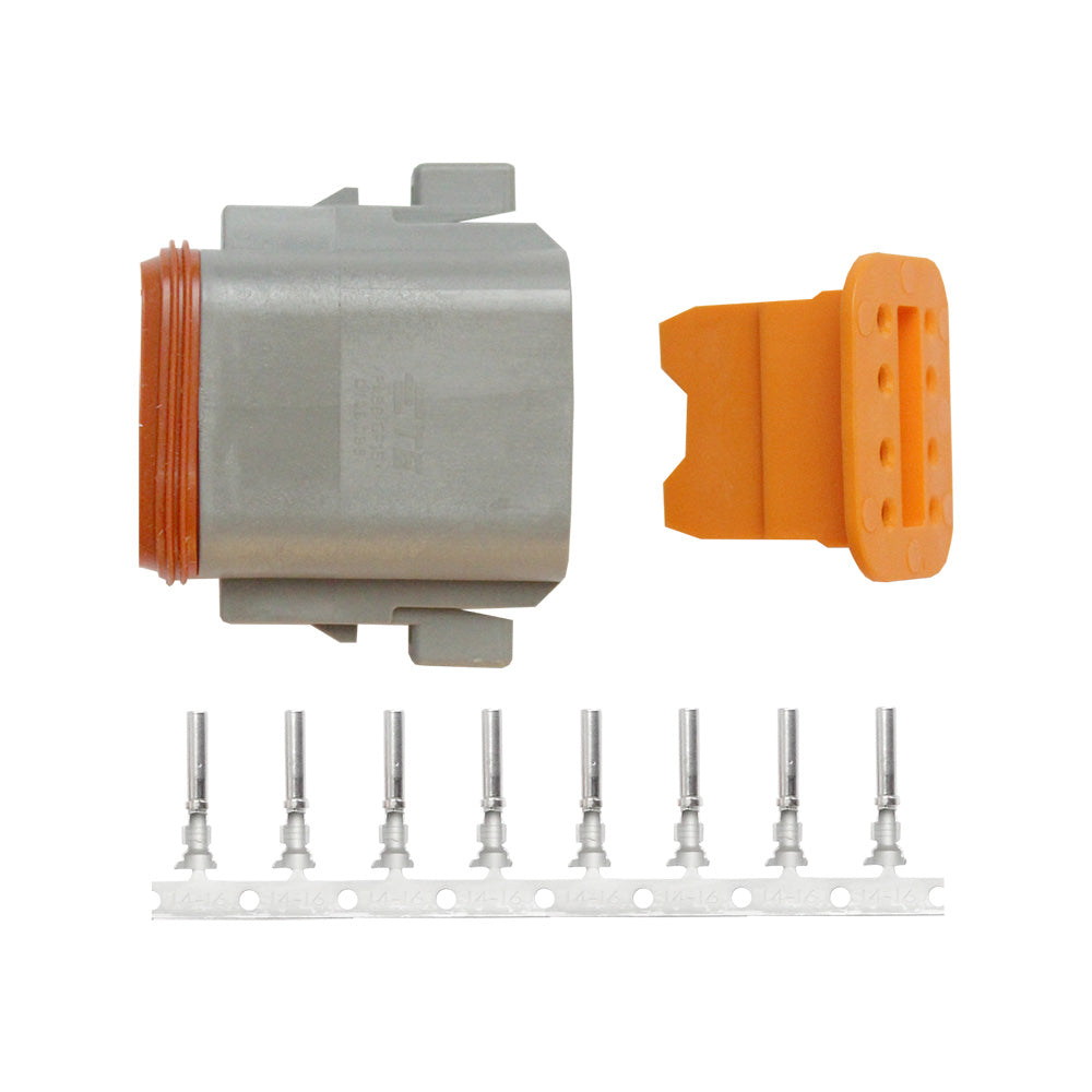 Pacer DT Deutsch Plug Repair Kit - 14-18 AWG (8 Position) [TDT06F-8RS] - BuoyMart.com  Terminals Pacer Group