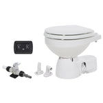 Jabsco Quiet Flush E2 Fresh Water Toilet Compact Bowl - 12V - Soft Close Lid [38045-3092RSP] - BuoyMart.com  Marine Sanitation Jabsco