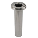 C.E. Smith 70 Series Standard Flush Mount Rod Holder - 0 Degree - Stainless Steel - Gimbal Bar Bottom - Black Liner [536700] - BuoyMart.com  Rod Holders C.E. Smith