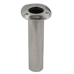 C.E. Smith 70 Series Standard Flush Mount Rod Holder - 0 Degree - Stainless Steel - Cast Bottom - Black Liner [536700C] - BuoyMart.com  Rod Holders C.E. Smith