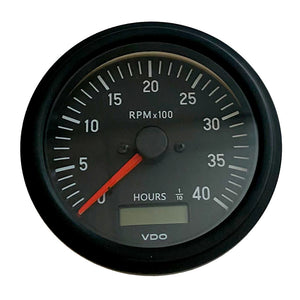 VDO Cockpit International Gen II 4K RPM Tachometer w/Hourmeter [333-93500] - BuoyMart.com  Gauges VDO