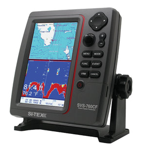 SI-TEX GPS Dual Frequency 600W Sonar System - 7 Color LCD w/Internal  External GPS Antenna  C-MAP 4D Card [SVS-760CF+] - BuoyMart.com  GPS - Fishfinder Combos SI-TEX