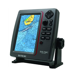 SI-TEX Standalone 7 GPS Chart Plotter System w/Color LCD, External GPS Antenna  C-MAP 4D Card [SVS-760C+] - BuoyMart.com  GPS - Fishfinder Combos SI-TEX