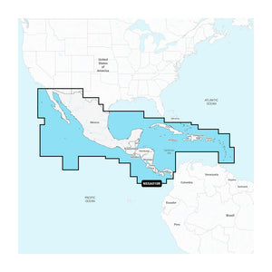 Garmin Navionics+ NSSA010R Central America  Caribbean [010-C1451-20] - BuoyMart.com  Garmin Navionics+ Foreign Garmin
