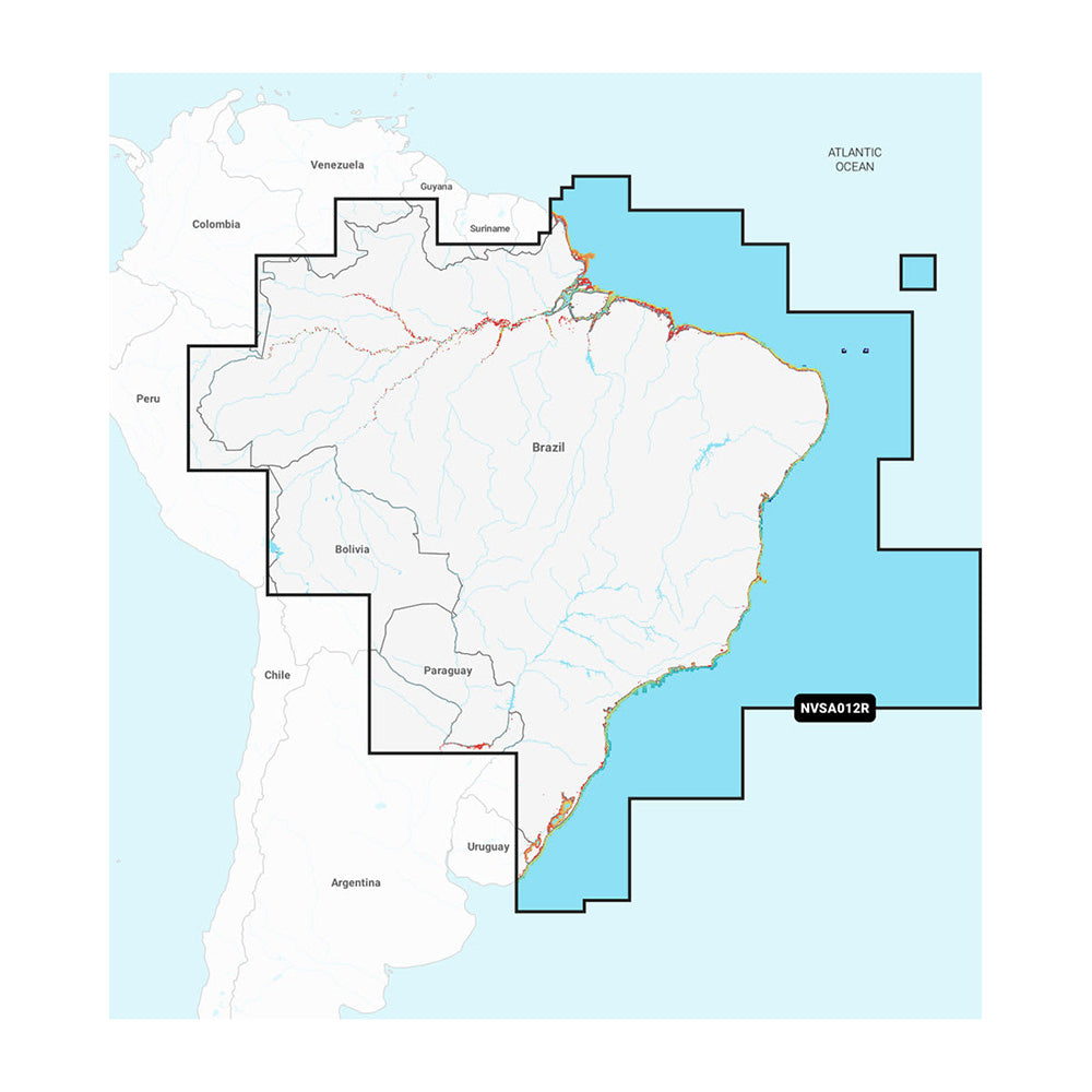 Garmin Navionics Vision+ NVSA012R Brazil [010-C1453-00] - BuoyMart.com  Garmin Navionics Vision+ - Foreign Garmin