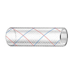 Trident Marine 3/8" x 50' Clear Reinforced PVC Hose Tubing Red  Blue Tracer [162-0386] - BuoyMart.com  Hose Trident Marine