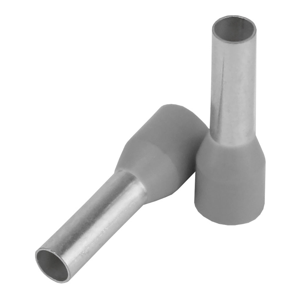 Pacer Grey 12 AWG Wire Ferrule - 10mm Length - 25 Pack [TFRL12-10MM-25] - BuoyMart.com  Accessories Pacer Group