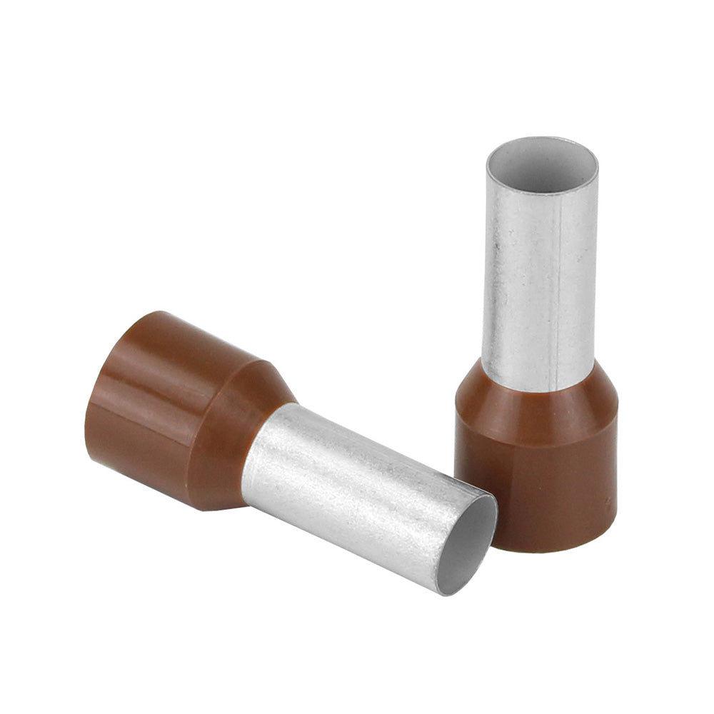 Pacer Brown 4 AWG Wire Ferrule - 16mm Length - 10 Pack [TFRL4-16MM-10] - BuoyMart.com  Accessories Pacer Group