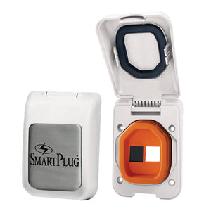 SmartPlug Data Port Case/Inlet Only - White Cover w/One Blank Plug  One Open Port [BDBPW] - BuoyMart.com  Shore Power SmartPlug