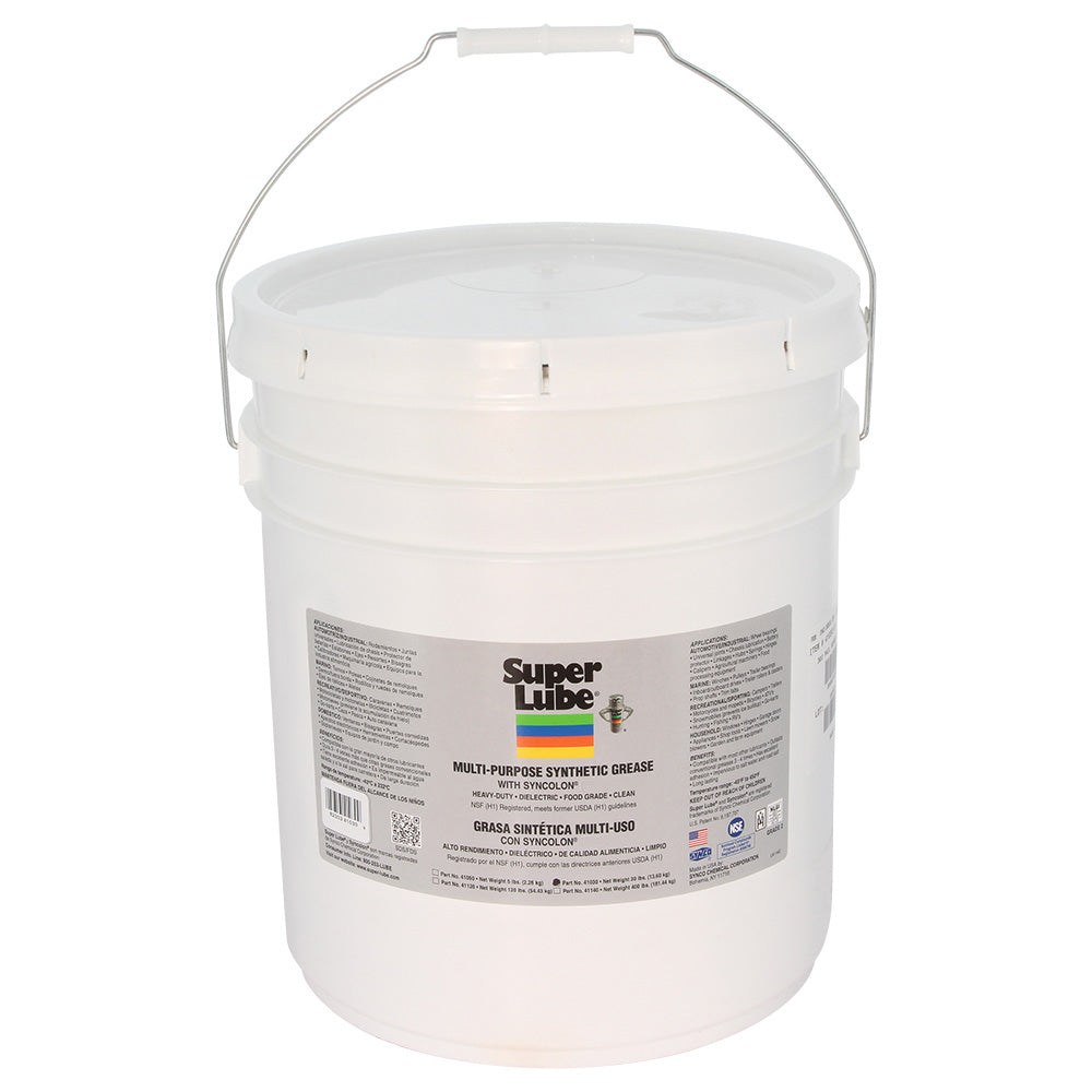 Super Lube Multi-Purpose Synthetic Grease w/Syncolon (PTFE) - 30lbs [41030] Super Lube